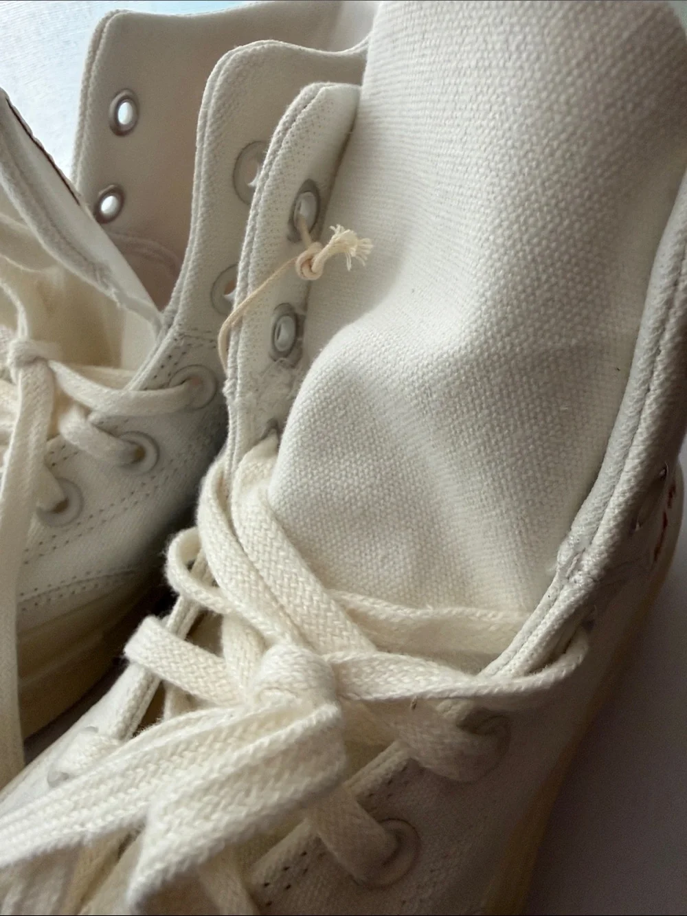Converse “Chuck 70 Marquis” High Top Sneakers in Off-White/Cream